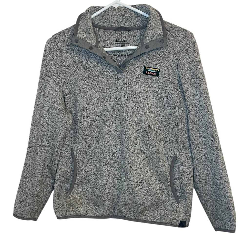 LL Bean Small Gray Pullover